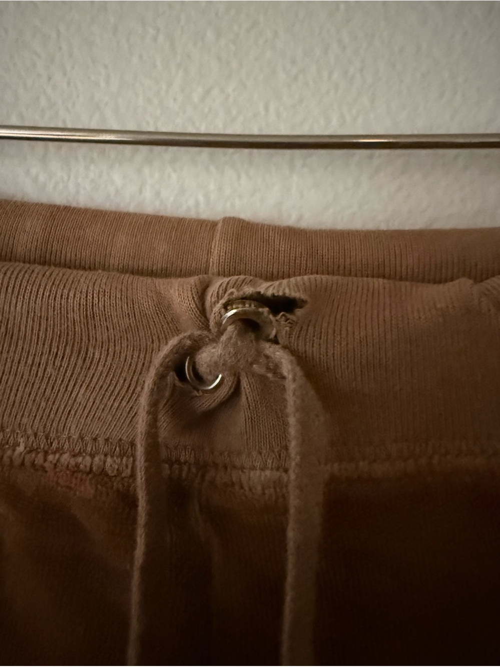 Vintage Y2K Juicy Couture Brown Velour Sweatpants Size Large - Picture 5 of 6